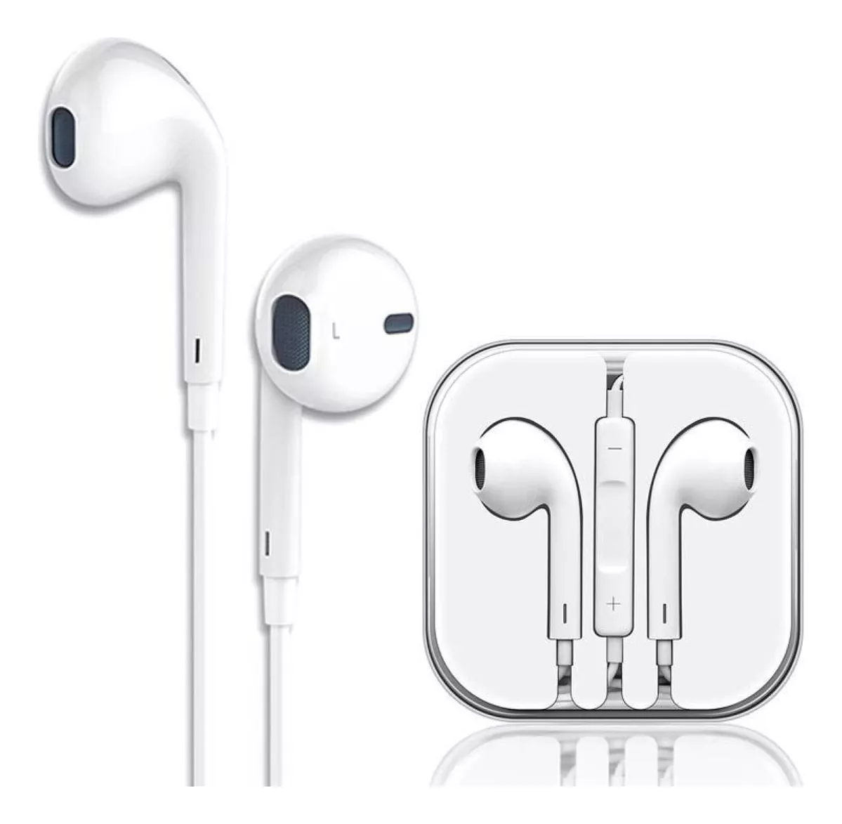 Auricular caja acrílico  blanco