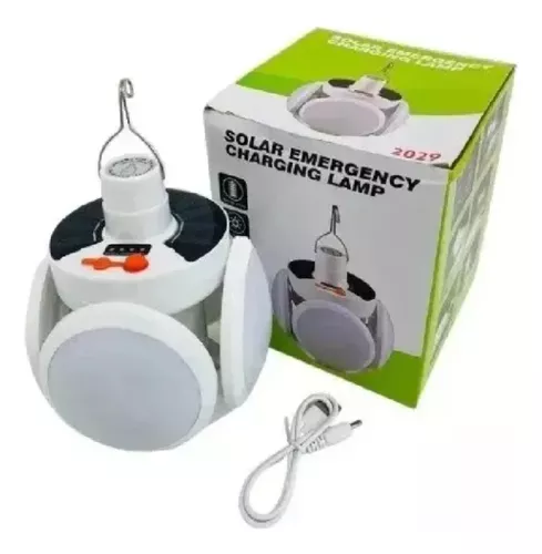 LAMPARA CAMPING SOLAR RECARGABLE 2029KA