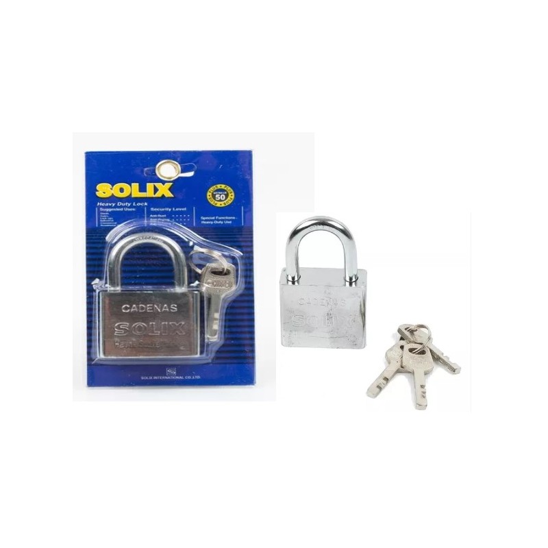 CANDADO 50MM ACERO BYLAND SOLITE ETL0082