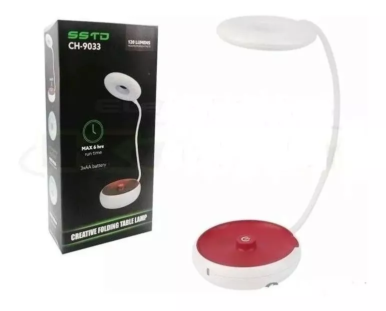 Lampara led de escritorio USB y a pilas