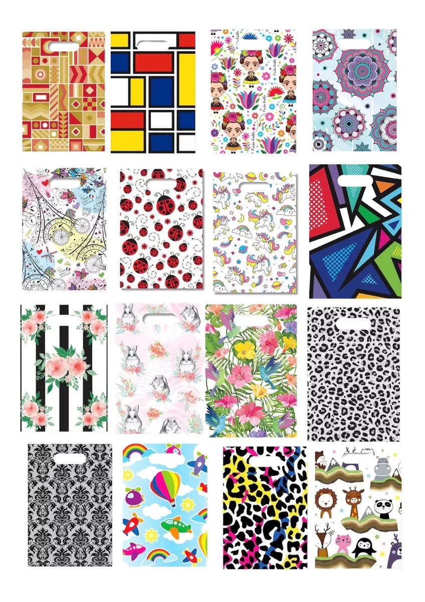 Bolsa 20x30 nylon 10 unidades surtidas