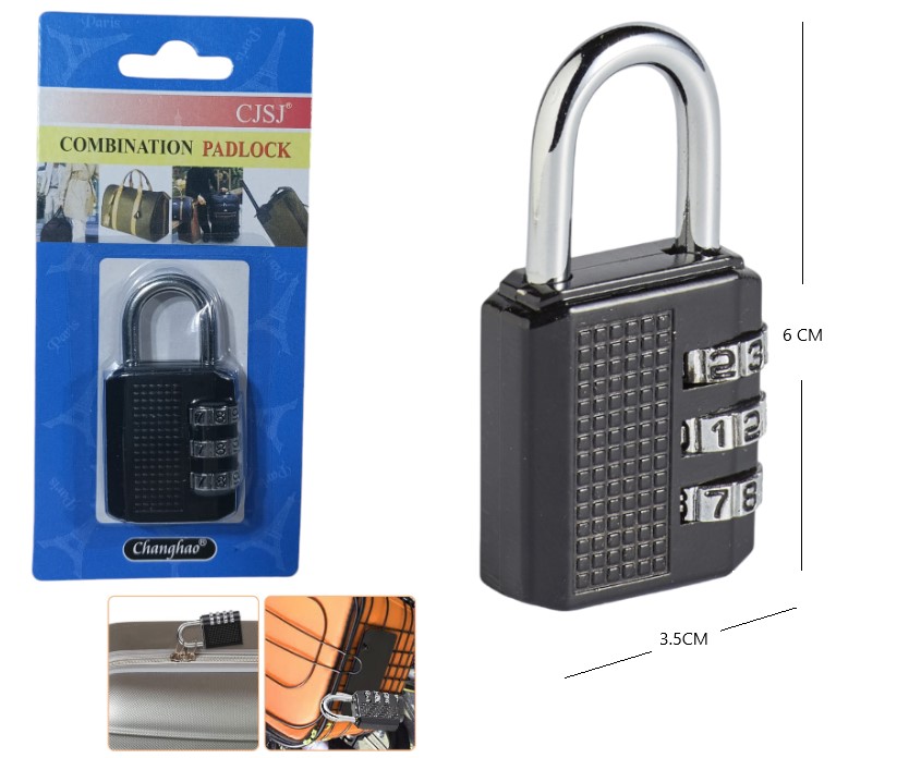 Candado con combinación