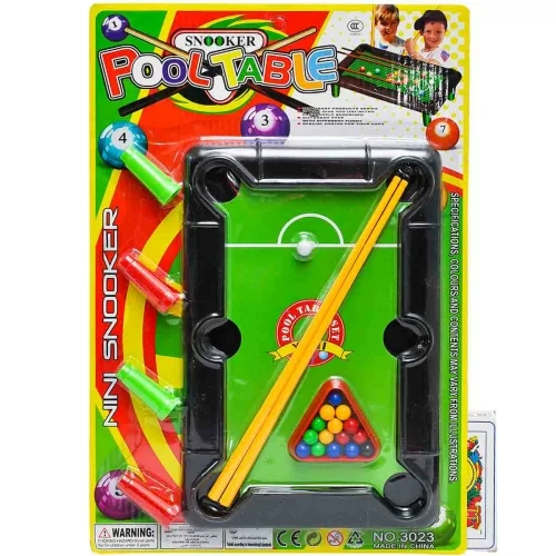 Mini pool en blister