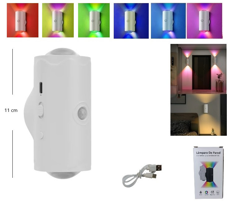 Luz led color bidireccional
