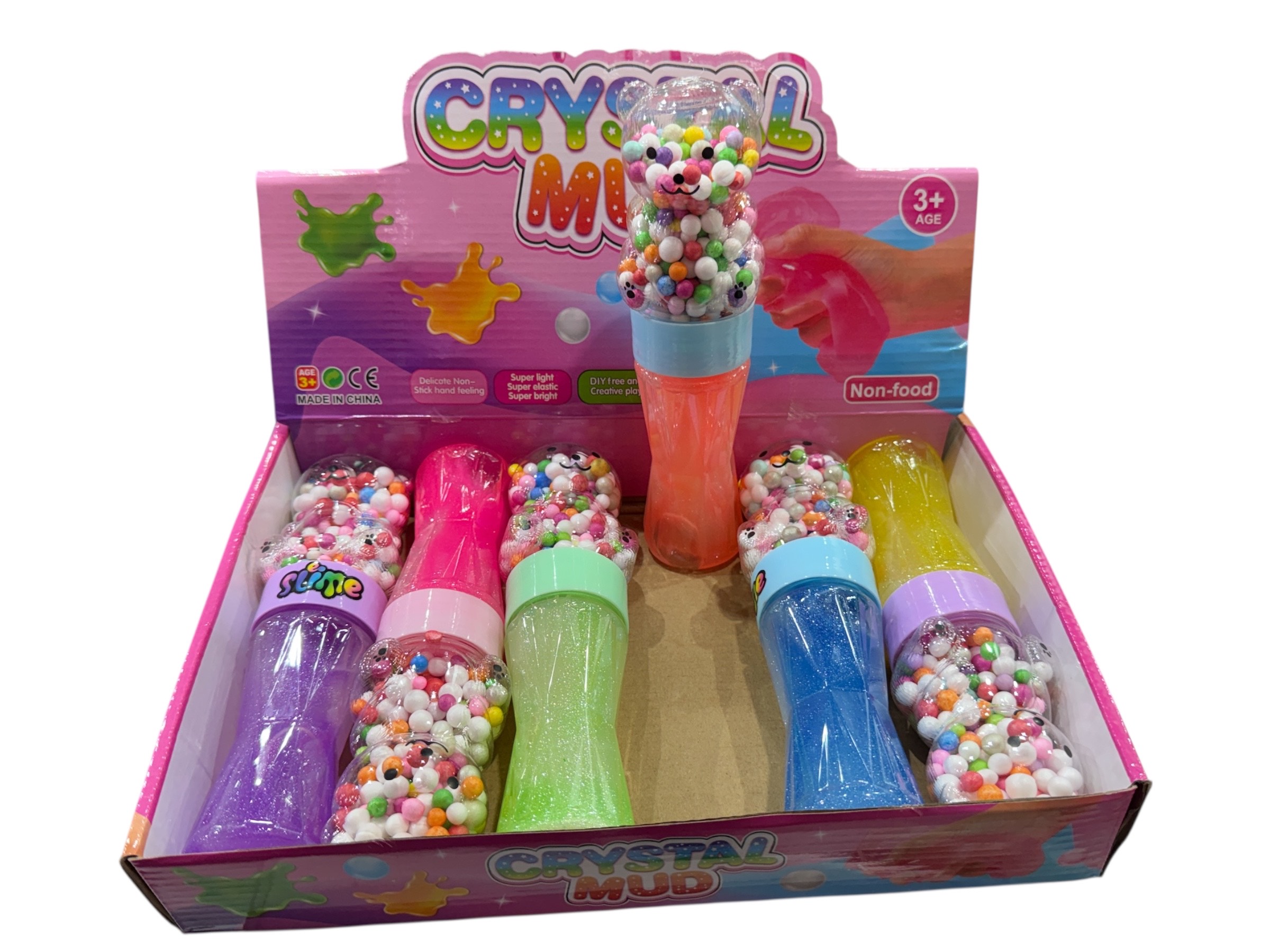 Slime osito c/pelotitas x 1