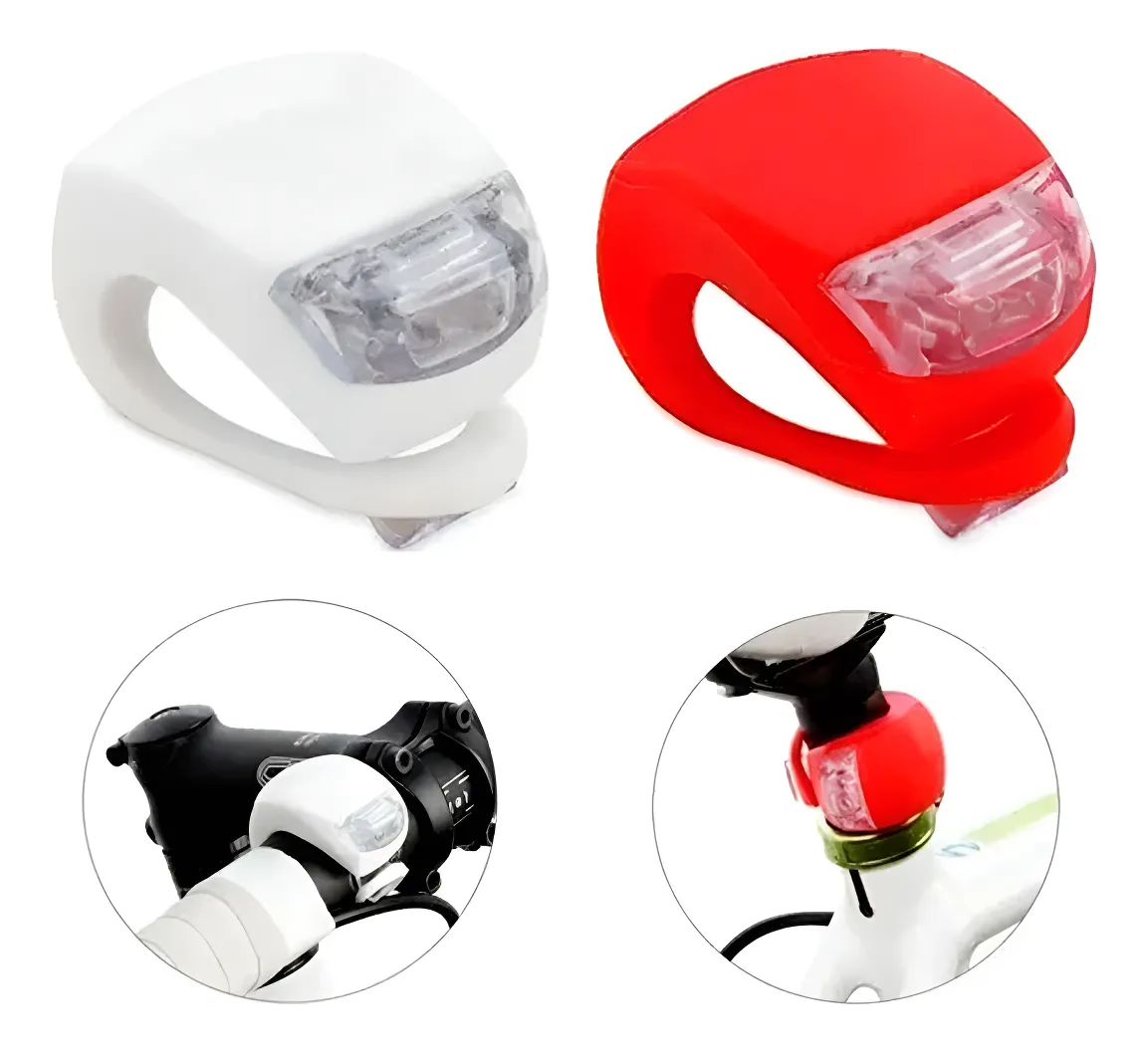 Luz de bici pack x 2 a pila