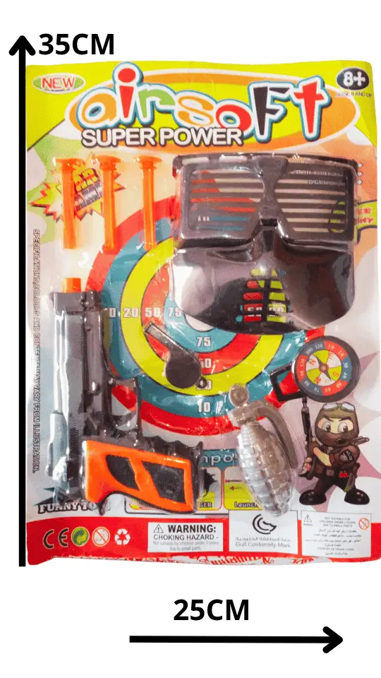 Pistola lanza sopapas + mascara