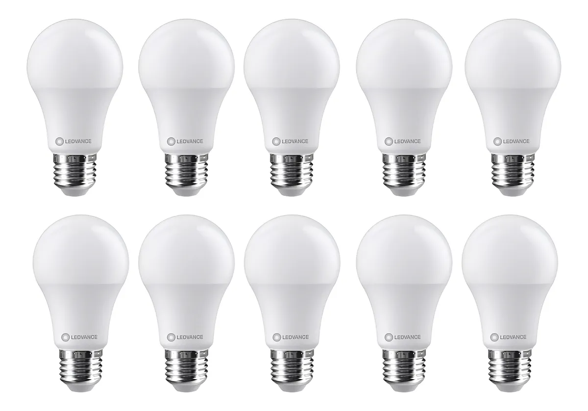 Pack x10 foco ledvance 12w