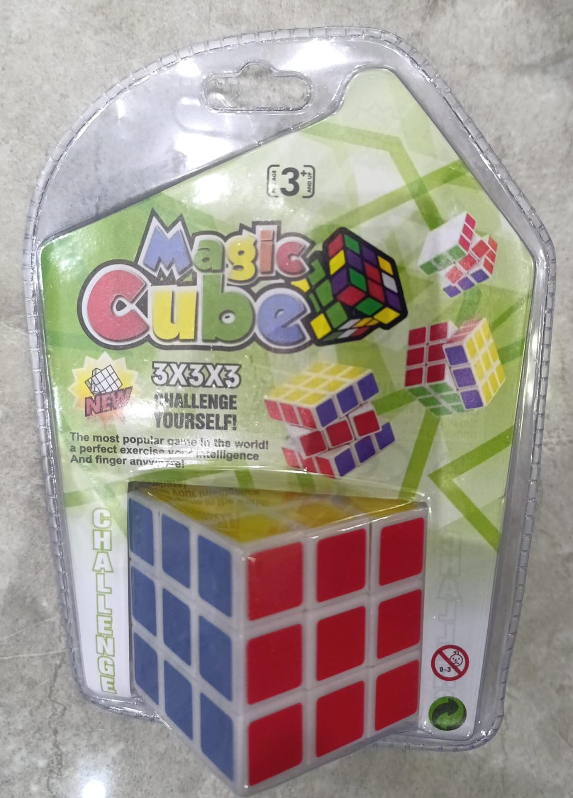 Cubo mágico en blister 