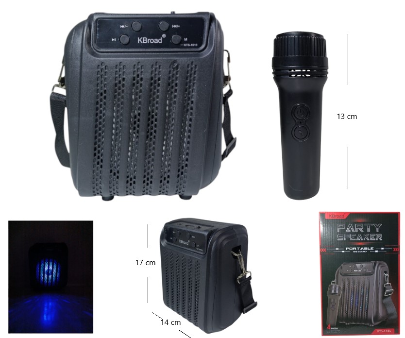 Parlante 4" + mic 1916