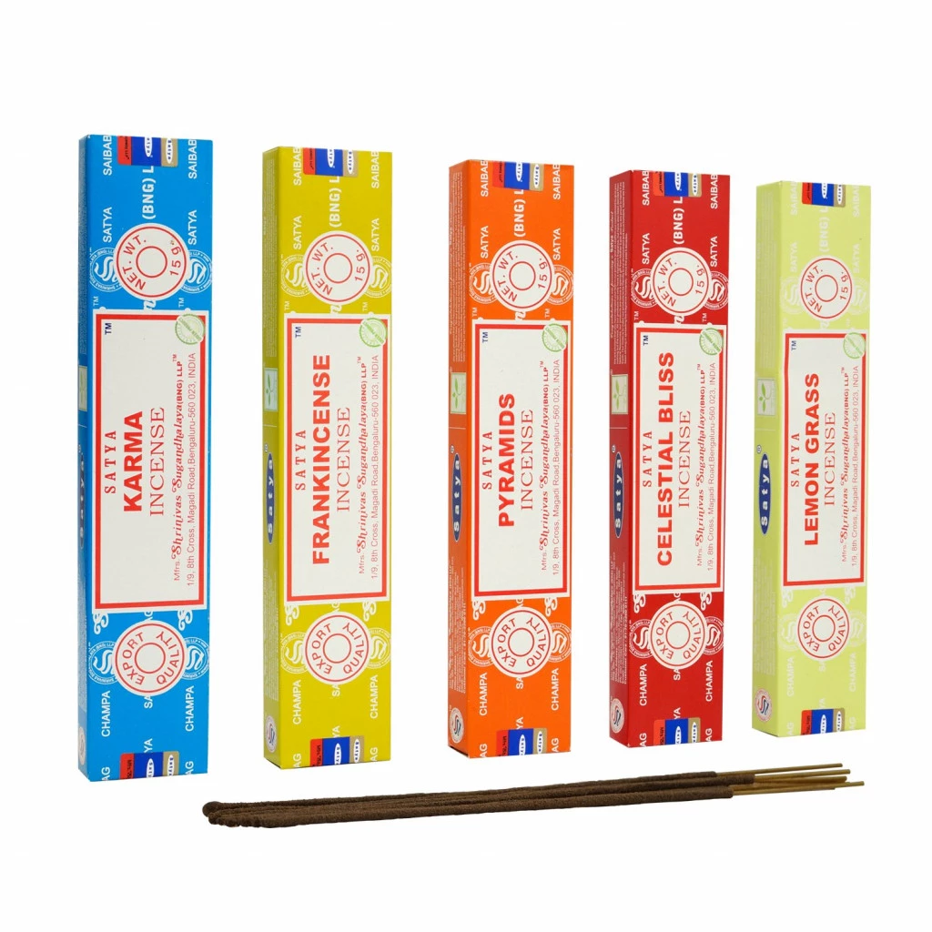 Sahumerio satya x 5 caja cuadrada