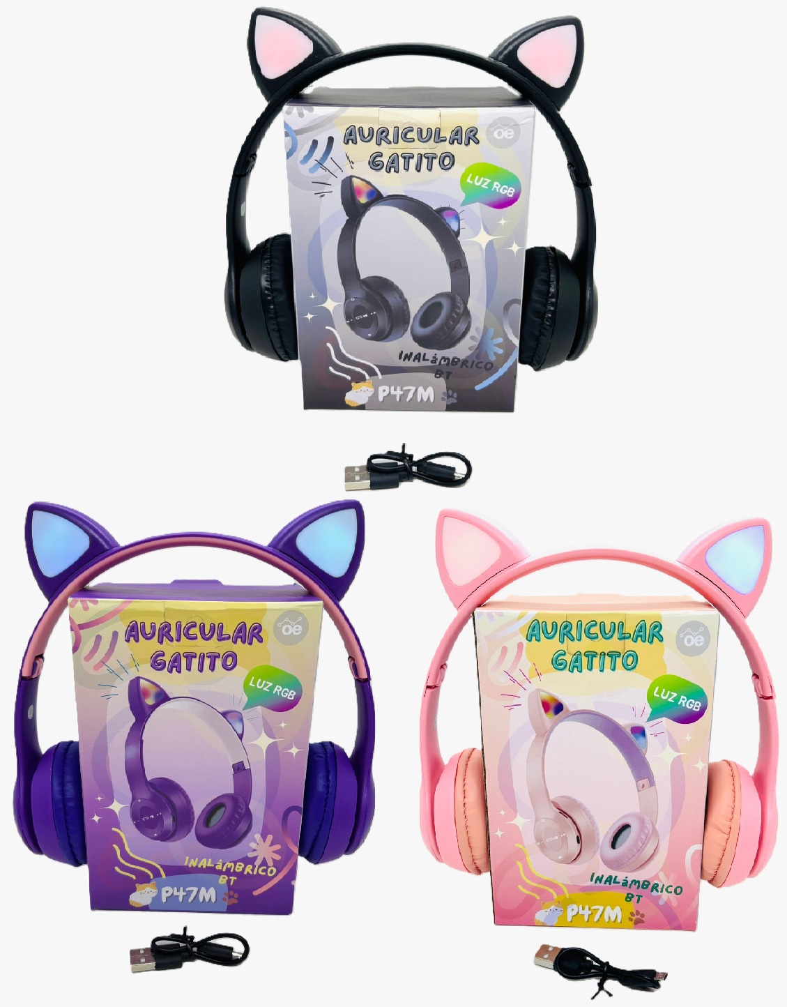 Auricular bluetooth gatito