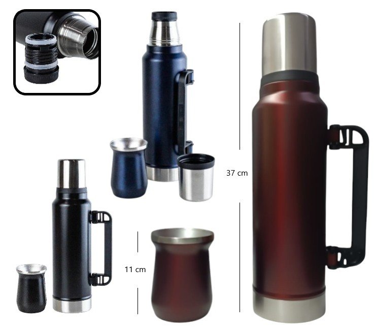 Termo 1400ml + mate