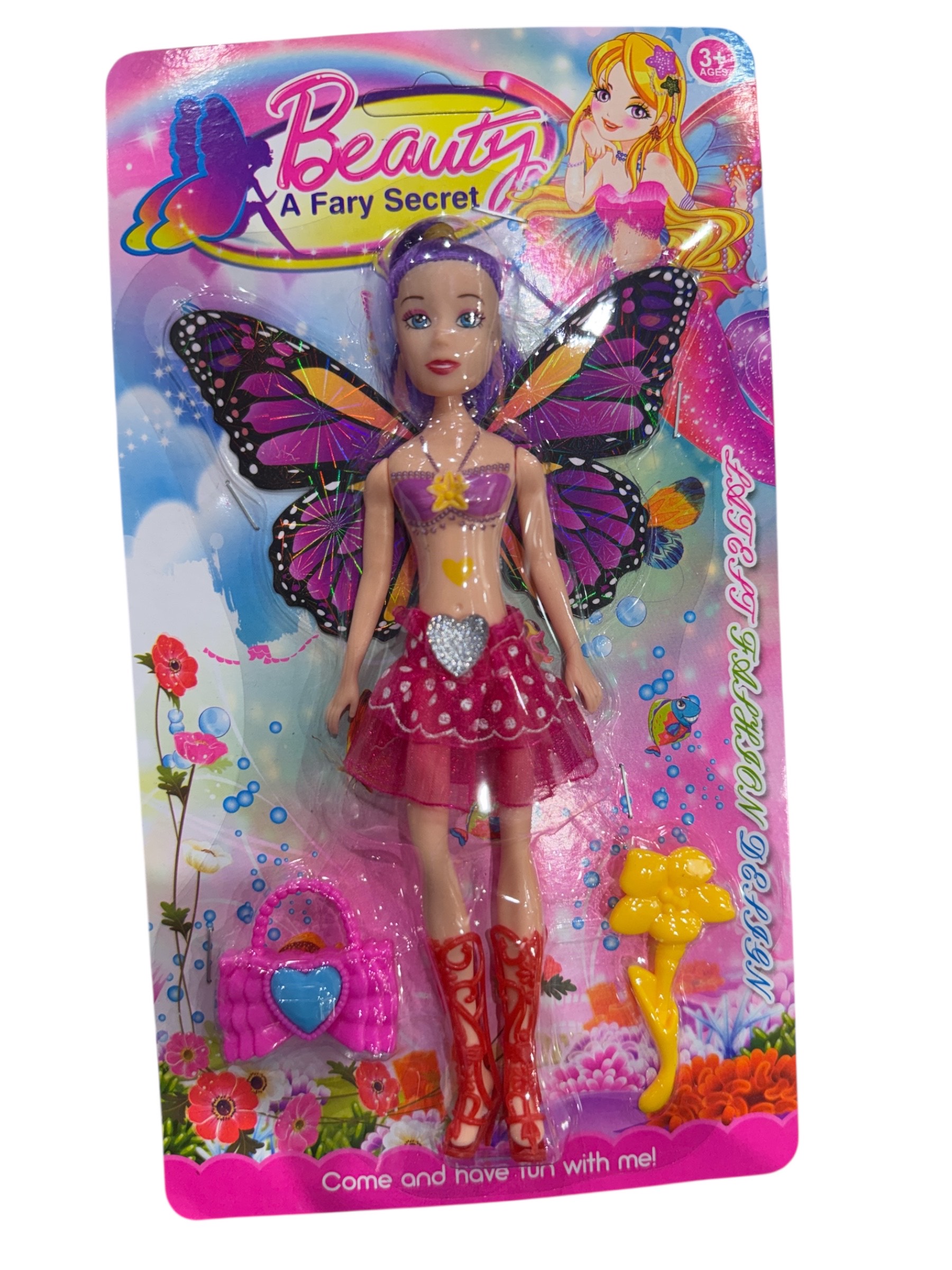 Muñeca hada en blister beauty