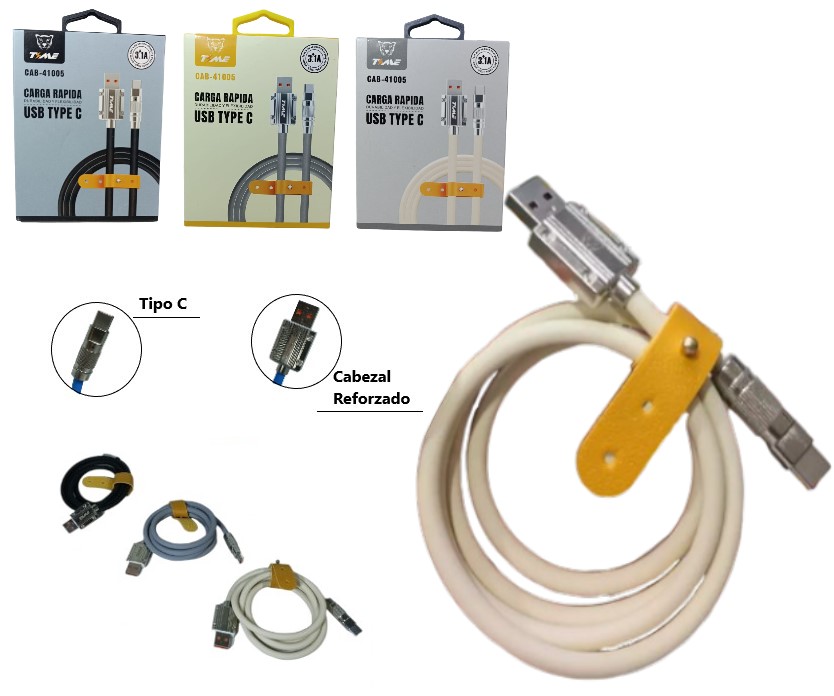 Cable C engomado time