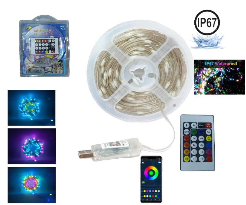 Tira led 10mts bluetooth c/control