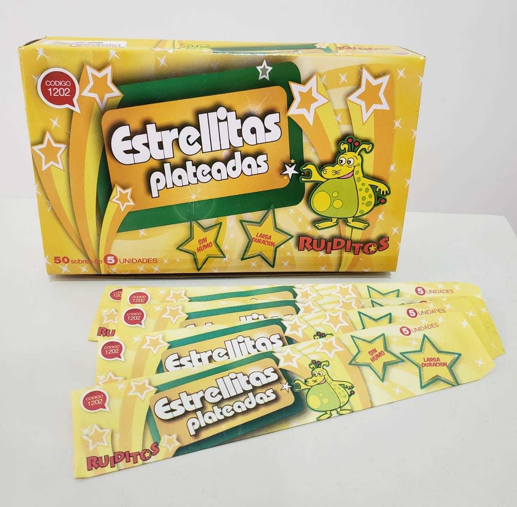 Estrellitas 50 sobres x5 estrellitas c/u