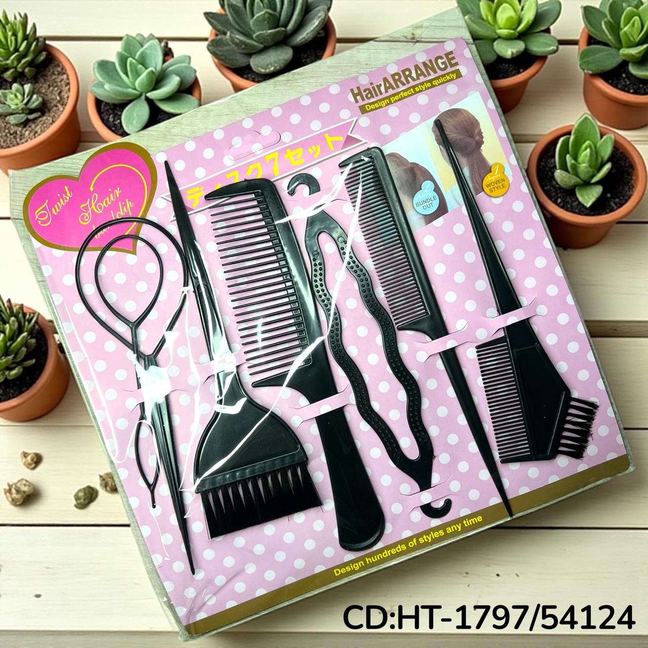 Set de 7 piezas p/ peinados