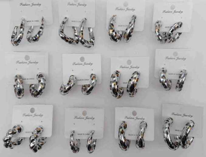 Aro estampado x1 par     90348-5
