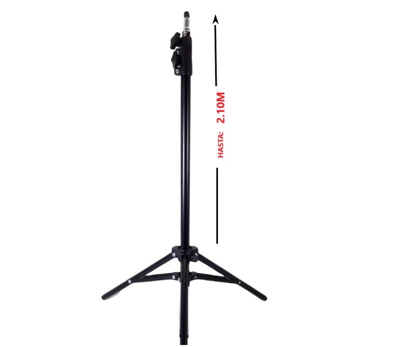 Tripode p/aro selfie  2.1 metros 