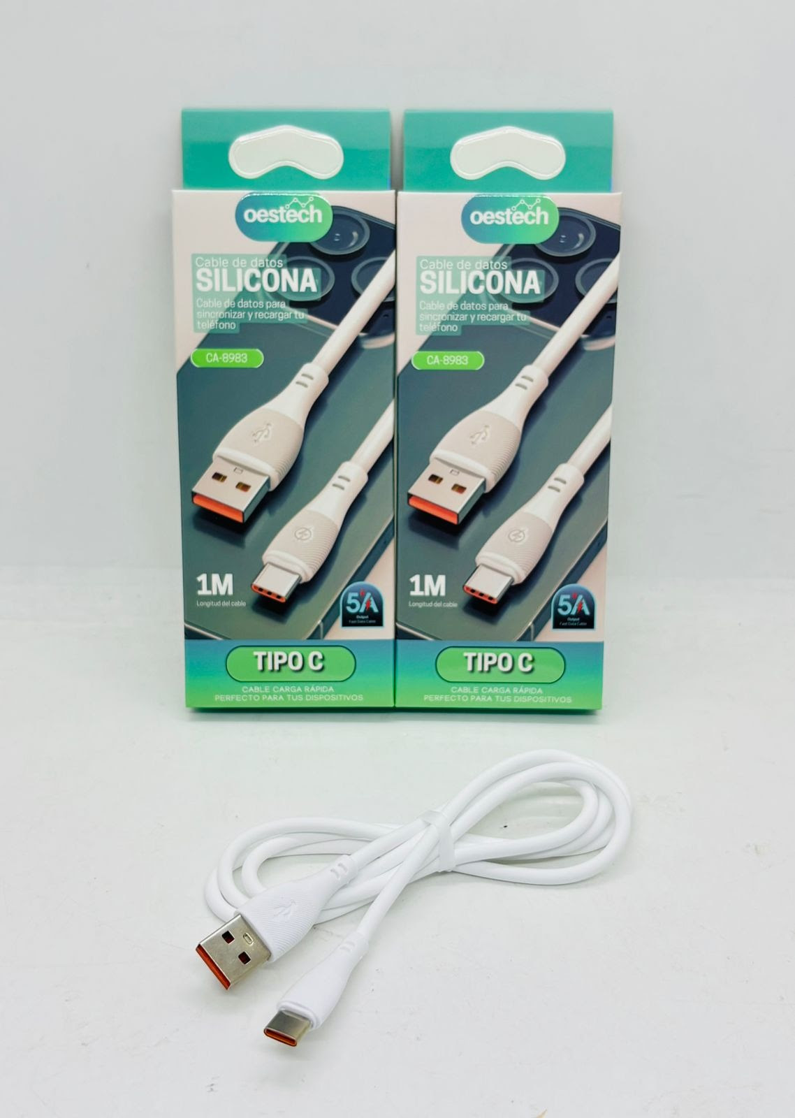 Cable tipo C 5A silicona 8983