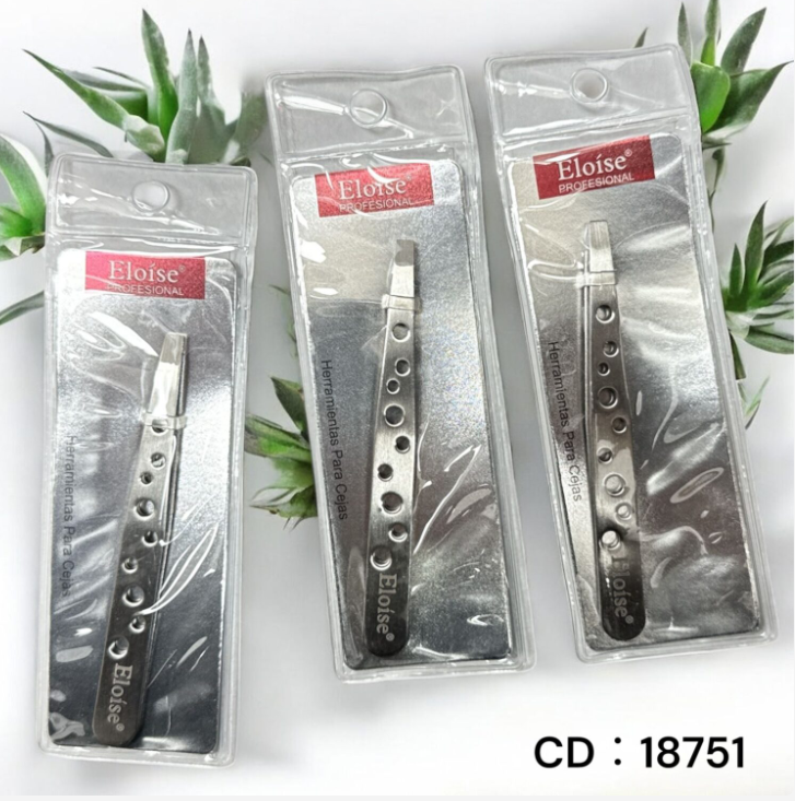 Pinza depilar e/ blister 18751