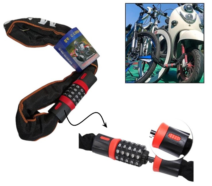 Linga p/ bici moto con combinación