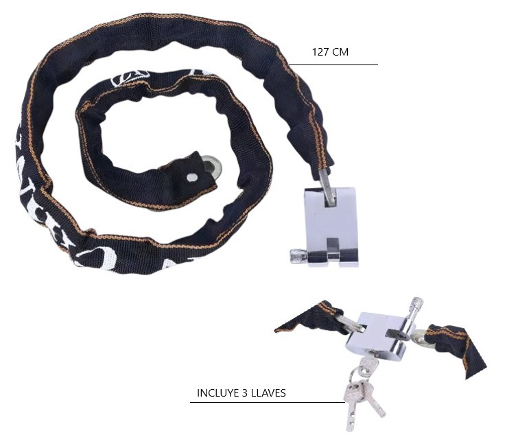 Linga bici moto con candado