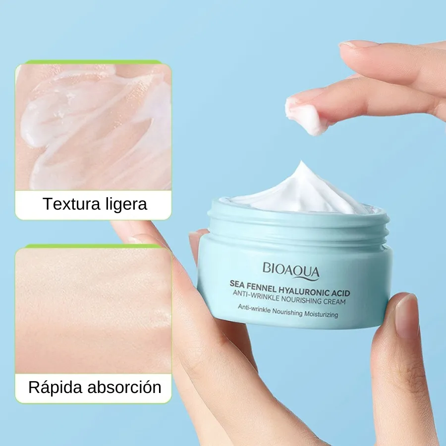 Crema facial ácido hialuronico nutre antiarrugas