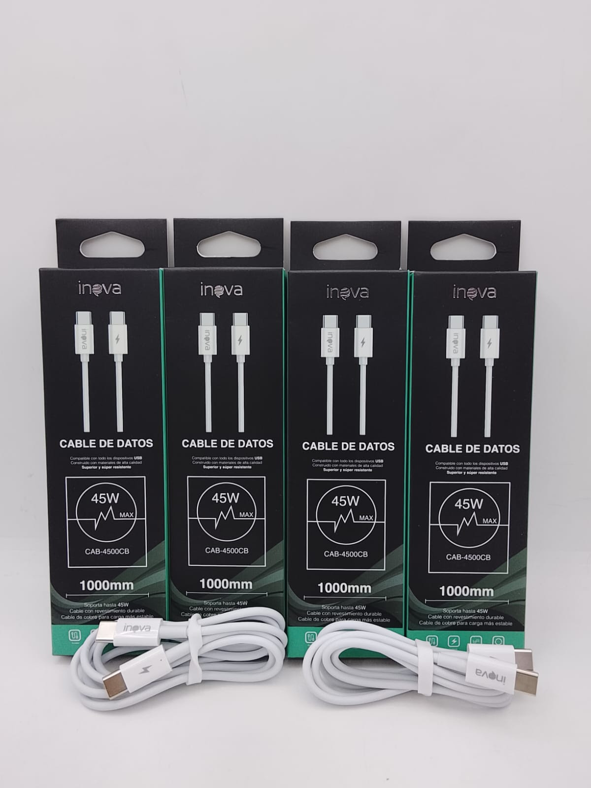 Cable inova 45w tipo C a C