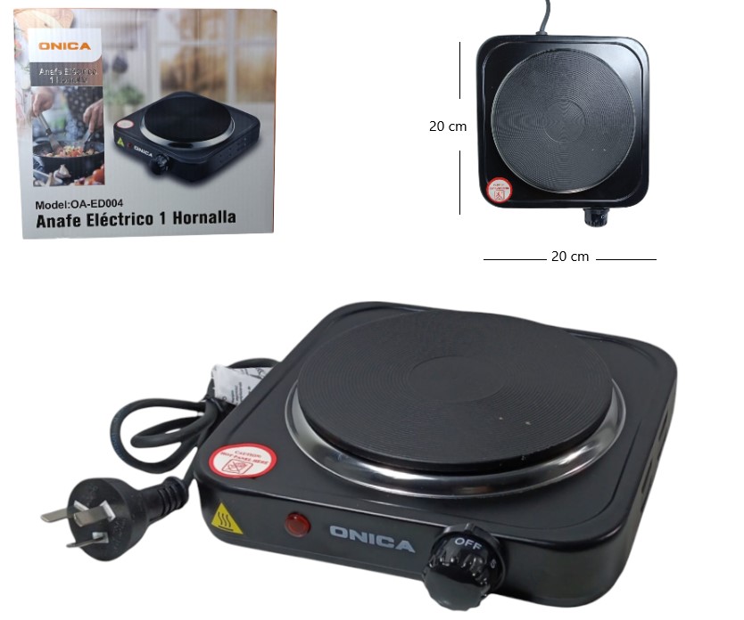 Anafe eléctrico 1 hornalla 