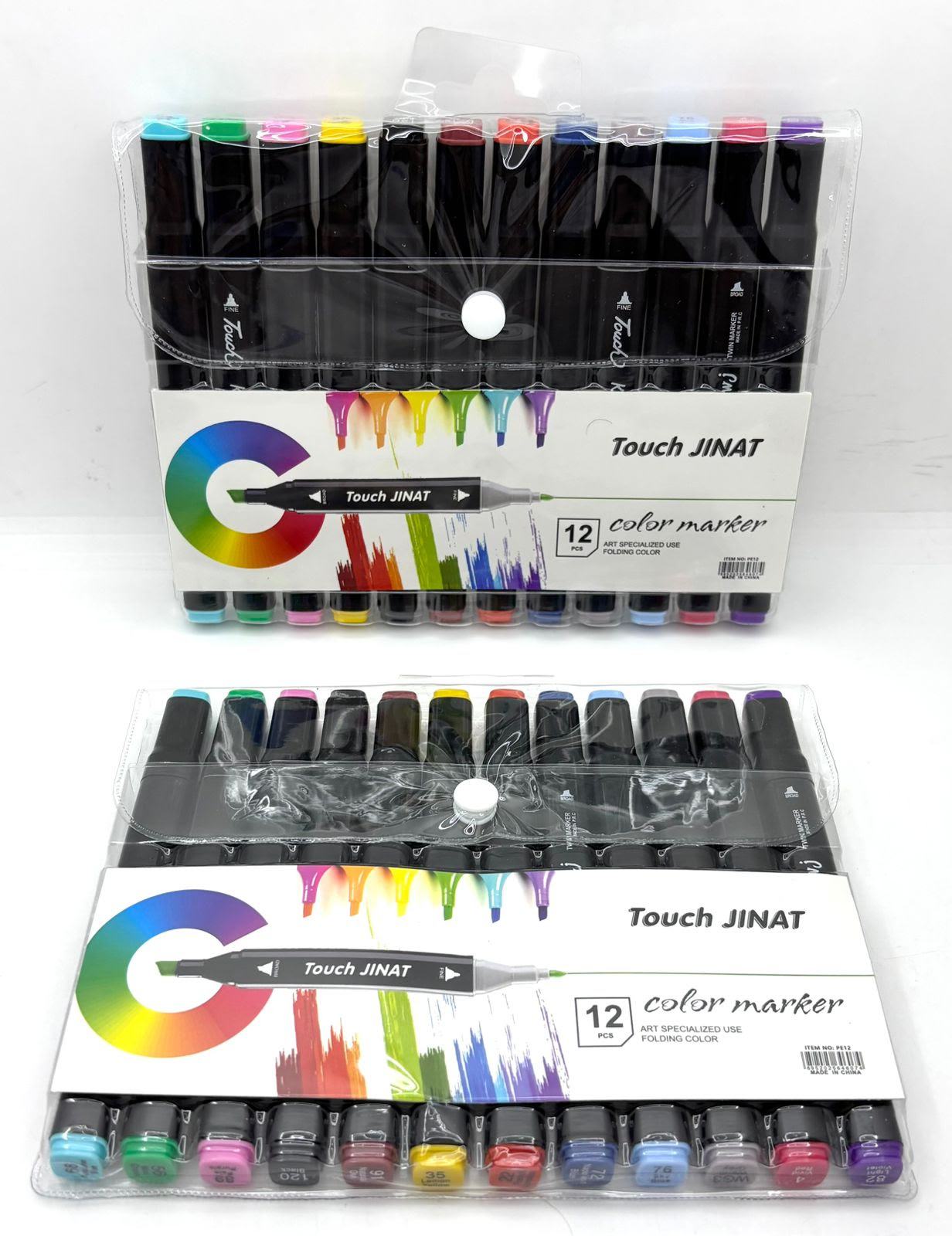 Marcador doble punta x12 