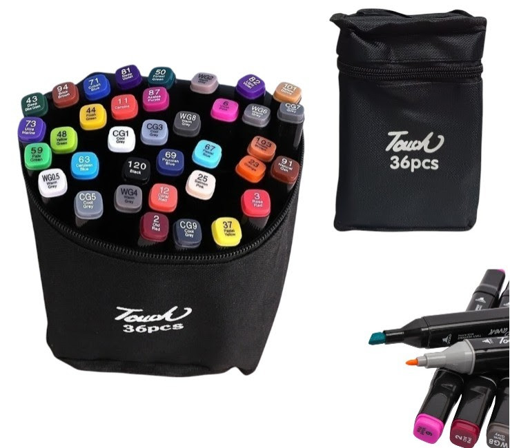 Marcador doble punta x36