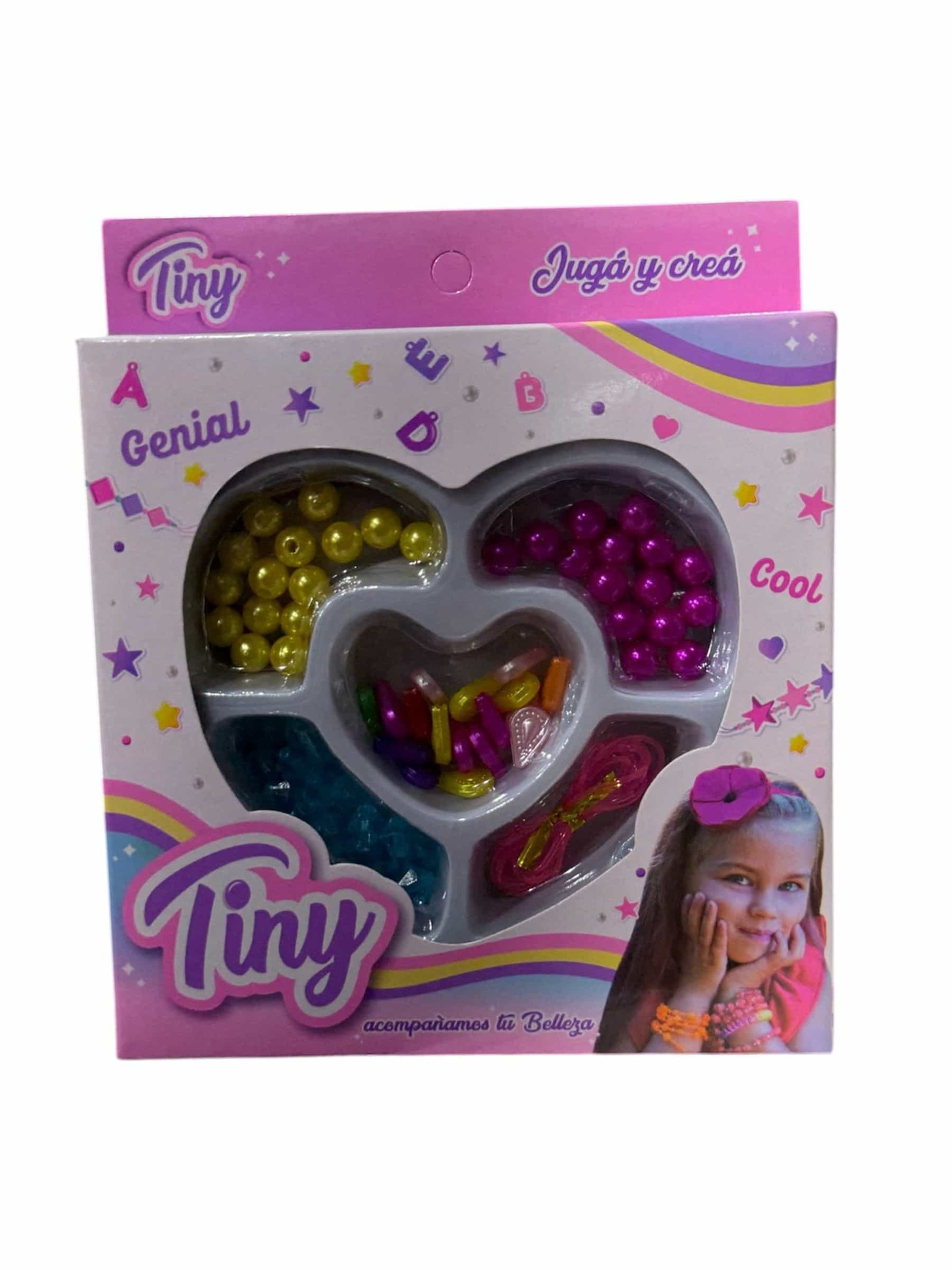 Set de armar pulseras tiny corazón  5213