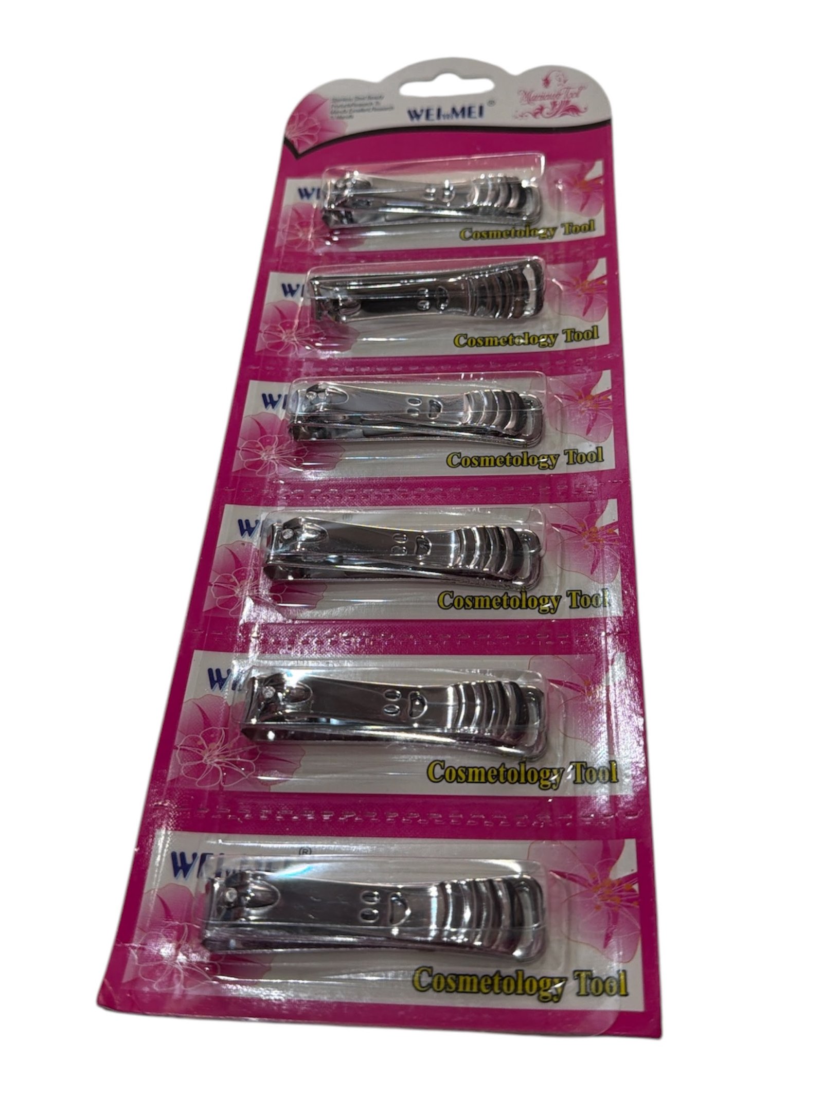 Corta uña x 6 en blister 2329