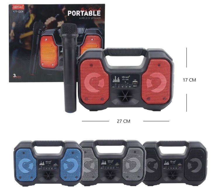 Parlante BT 3" x 2    cod-2206
