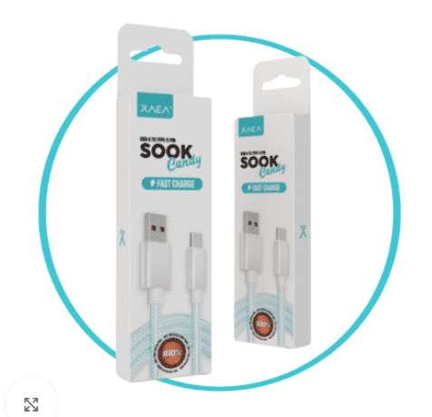 Cable Sook   USB a tipo C  verde 