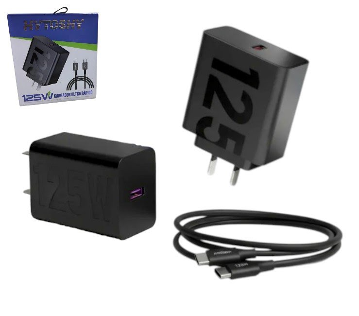 Cargador Hytoshy 168w ultrarápido (EXCELENTE)